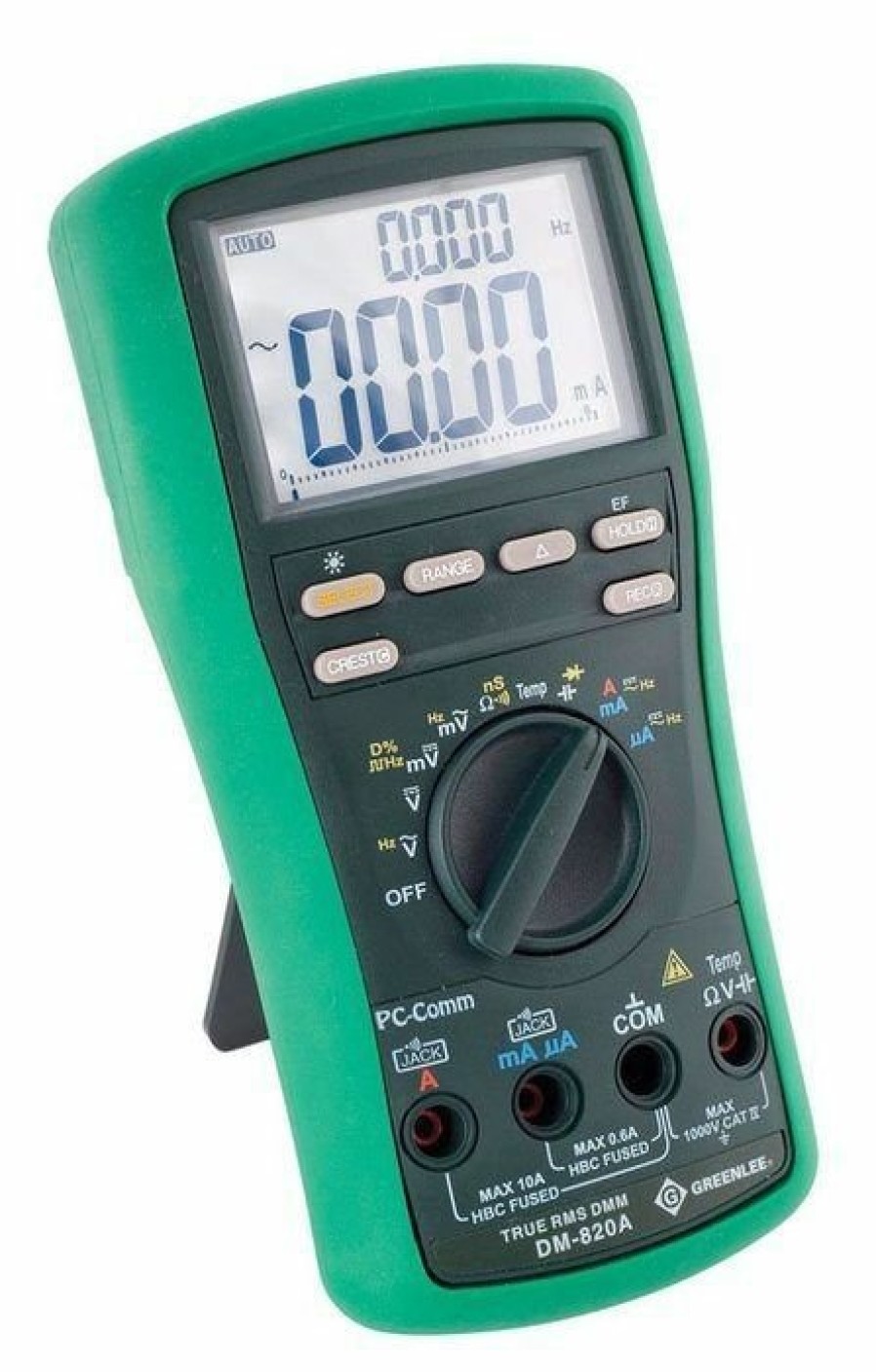 Test & Measurements Greenlee | Greenlee Dm-820A 10,000-Count Digital Multimeter, 1000V, 10A (Dm-820A)