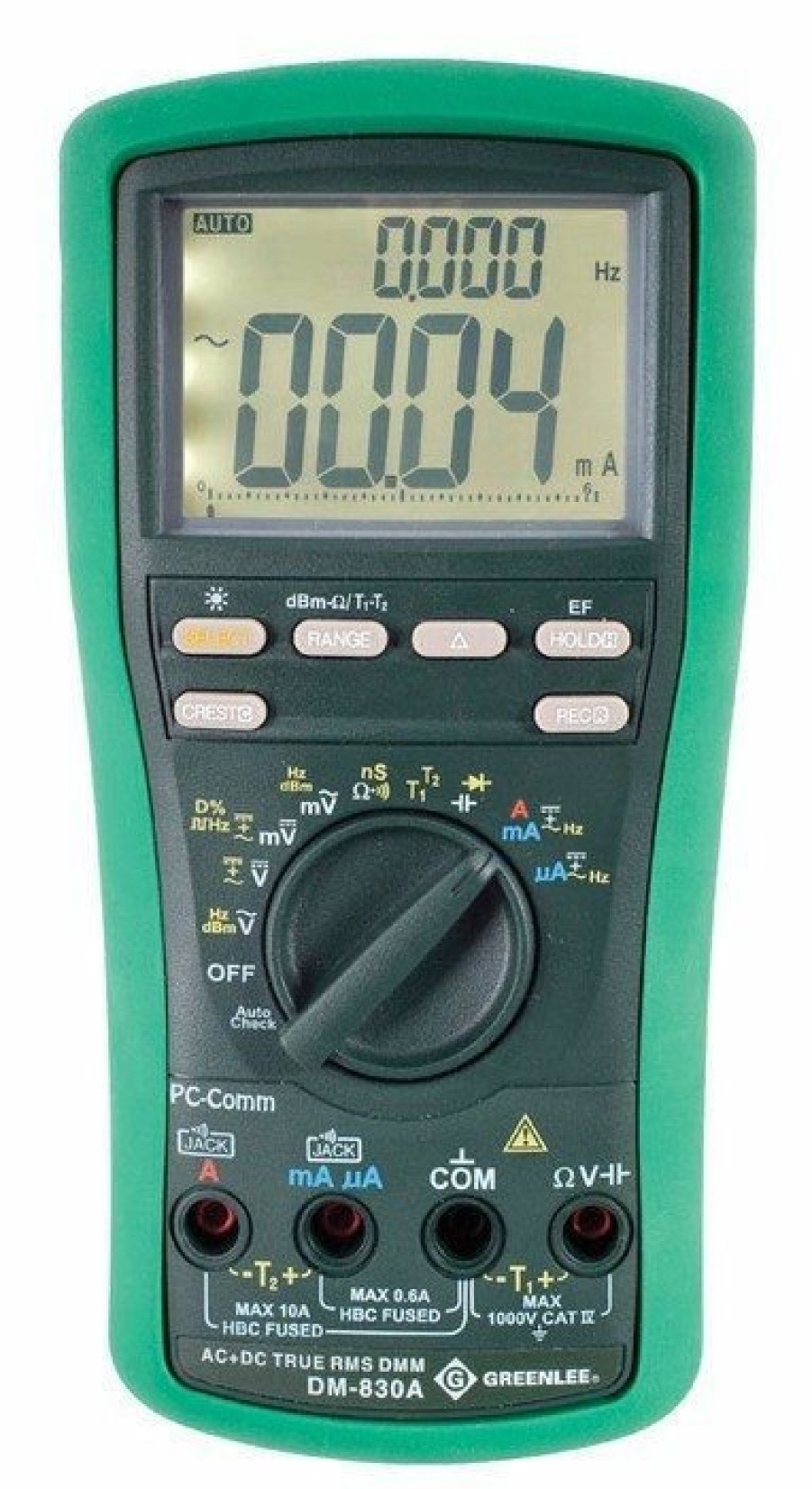 Test & Measurements Greenlee | Greenlee Dm-830A 10,000-Count Digital Multimeter, 1000V, 10A (Dm-830A)