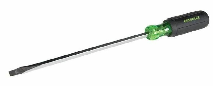 Electrician's Tools Greenlee | Greenlee 0153-13C Square Shank 1/4" X 8" Flat Blade Screwdriver