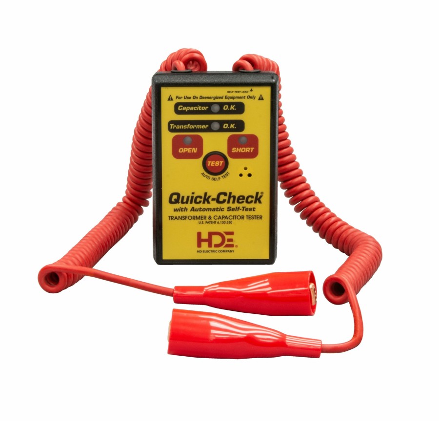 Utility Tools HDE | Greenlee Qc-Ast-M Quick-Check® Transformer And Capacitor Tester, Auto Self-Test, Magnet