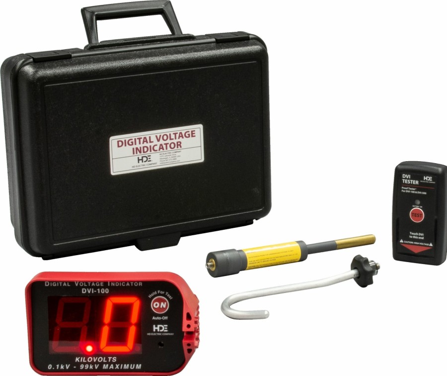 Utility Tools HDE | Greenlee Dvi-100/K02 Digital Voltage Indicator 100Kv, Oh/Ug Kit 2