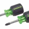 Electrician's Tools Greenlee | Greenlee 0153-04C Stubby 2-Piece Screwdriver Set