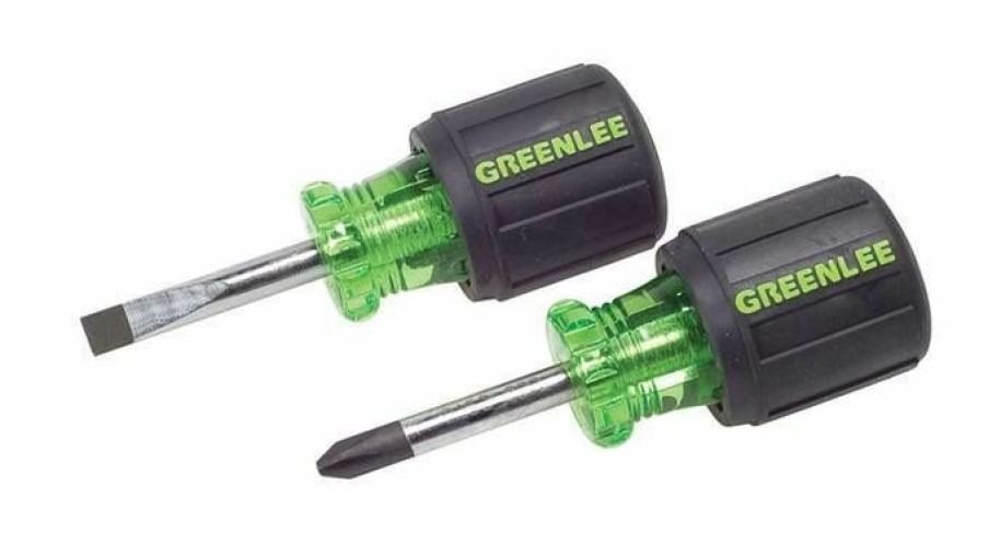 Electrician's Tools Greenlee | Greenlee 0153-04C Stubby 2-Piece Screwdriver Set