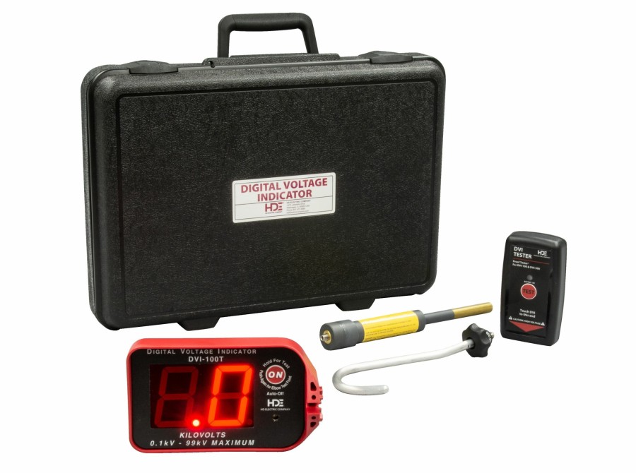 Utility Tools HDE | Greenlee Dvi-100T/K02 Digital Voltage Indicator W/Test Point 100Kv, Oh/Ug Kit 2