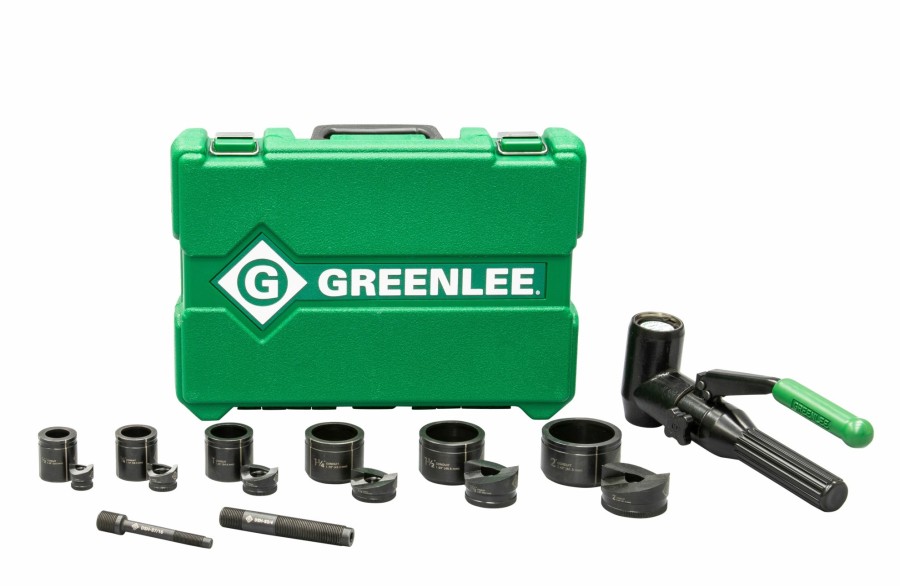 Electrician's Tools Greenlee | Greenlee 7906Sb Quick Draw 90® 8-Ton Hydraulic Knockout Kit W/ Slugbuster® 1/2" To 2"