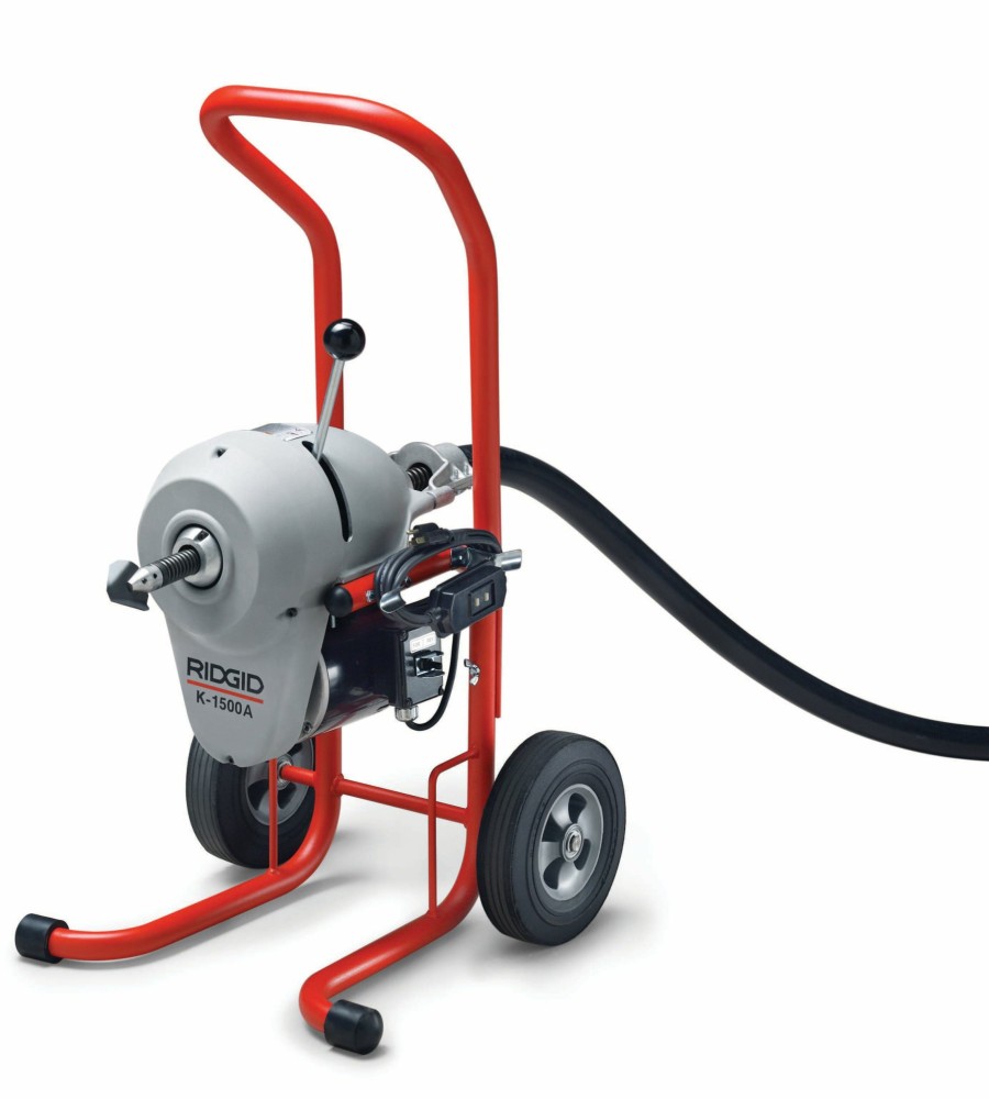 Plumbing Tools Ridgid | Ridgid 23712 K-1500A Sectional Machine, A-Frame Sectional Sewer Machine With Easy Plumbing Cable Changes, Drain Cleaning Machine