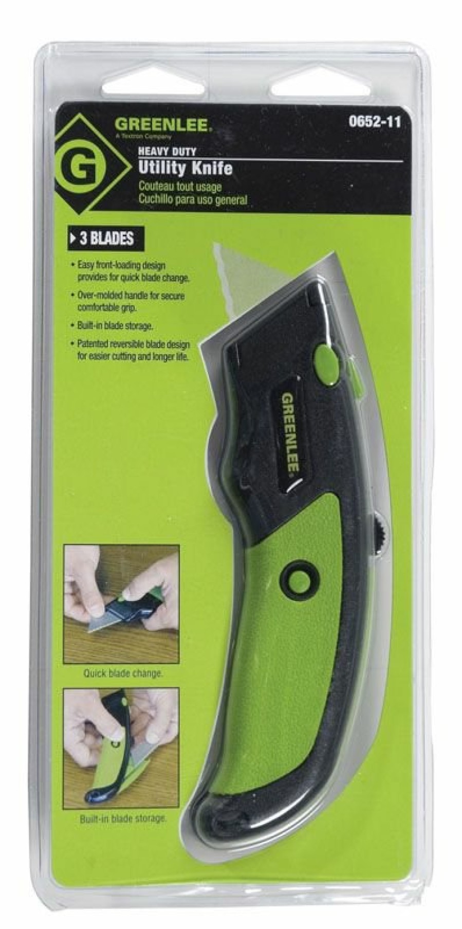 Electrician's Tools Greenlee | Greenlee 0652-11 Knife + Gt-12 Voltage Detector - Bundle -