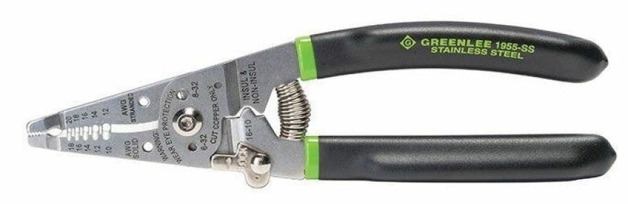 Electrician's Tools Greenlee | Greenlee 1955-Ss Pro Stainless Wire Stripper / Cutter / Crimper