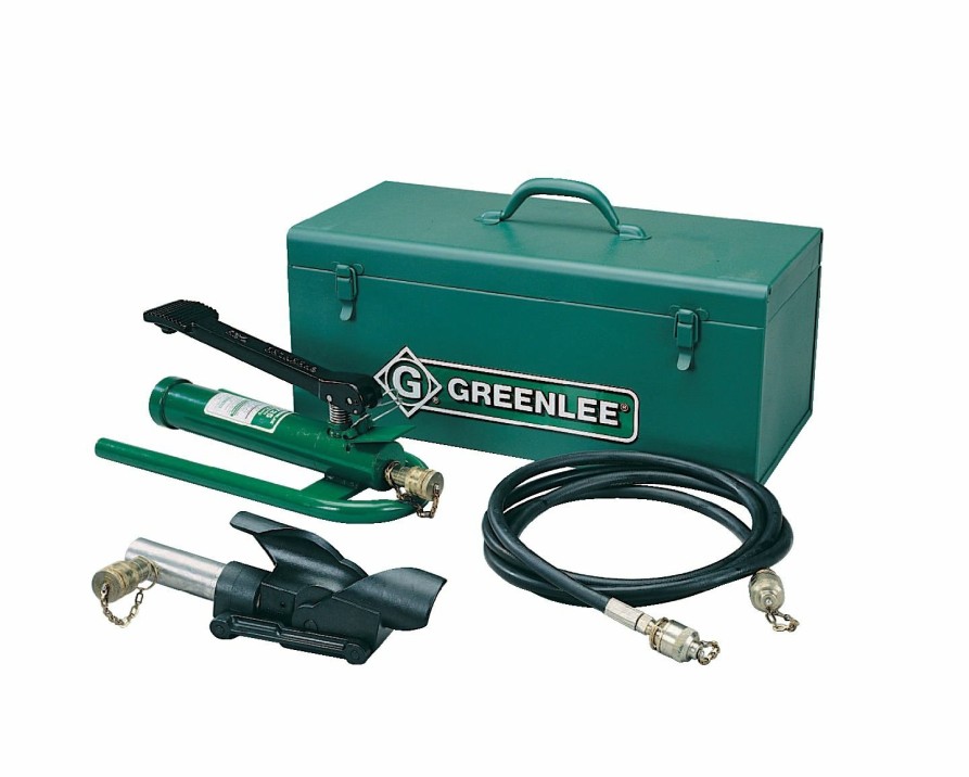 Electrician's Tools Greenlee | Greenlee 800F1725 Hydraulic Cable Bender With 1725 Foot Pump, High Pressure Hose Unit And Storage Box