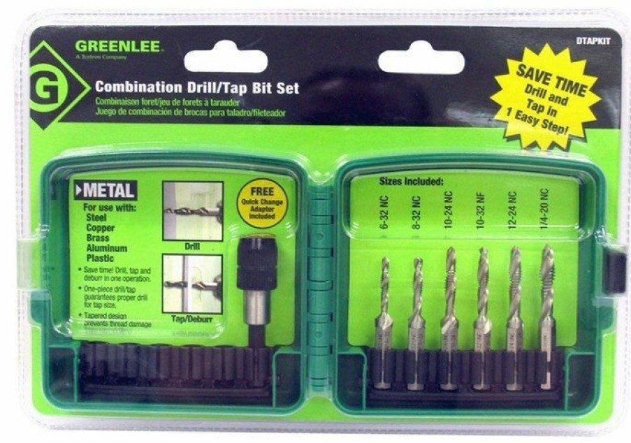 Electrician's Tools Greenlee | Greenlee Dtapkit Drill/Tap Kit